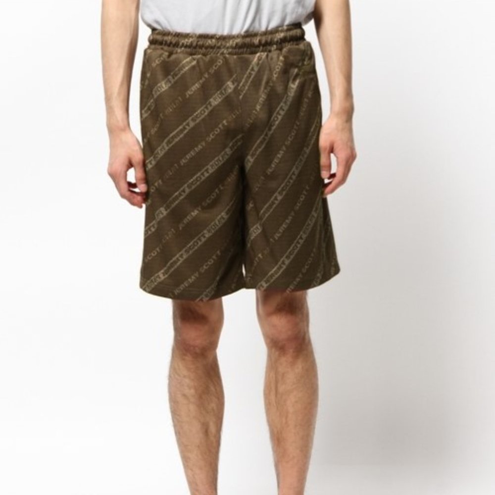 Adidas Jeremy Scott Men's Stripe Logo Shorts S07148
